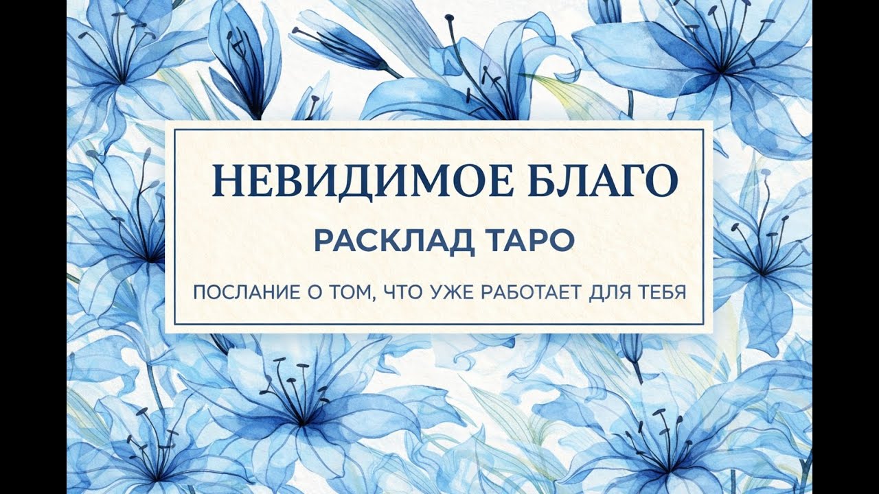 Невидимое благо — расклад Таро | Что уже работает для тебя и поддерживает сейчас