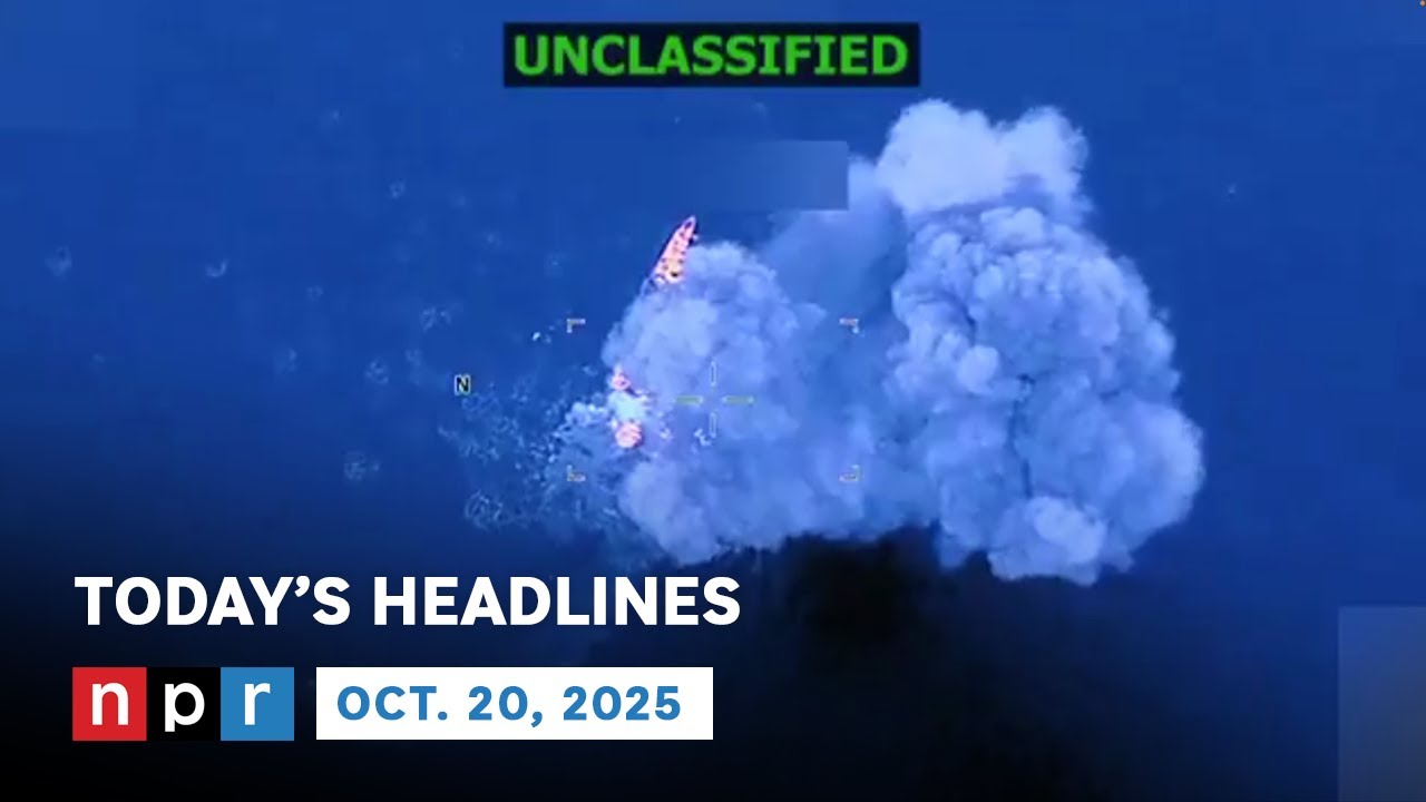 Colombia: Fishing Boat Destroyed In Latest U.S. Strike | NPR News Now