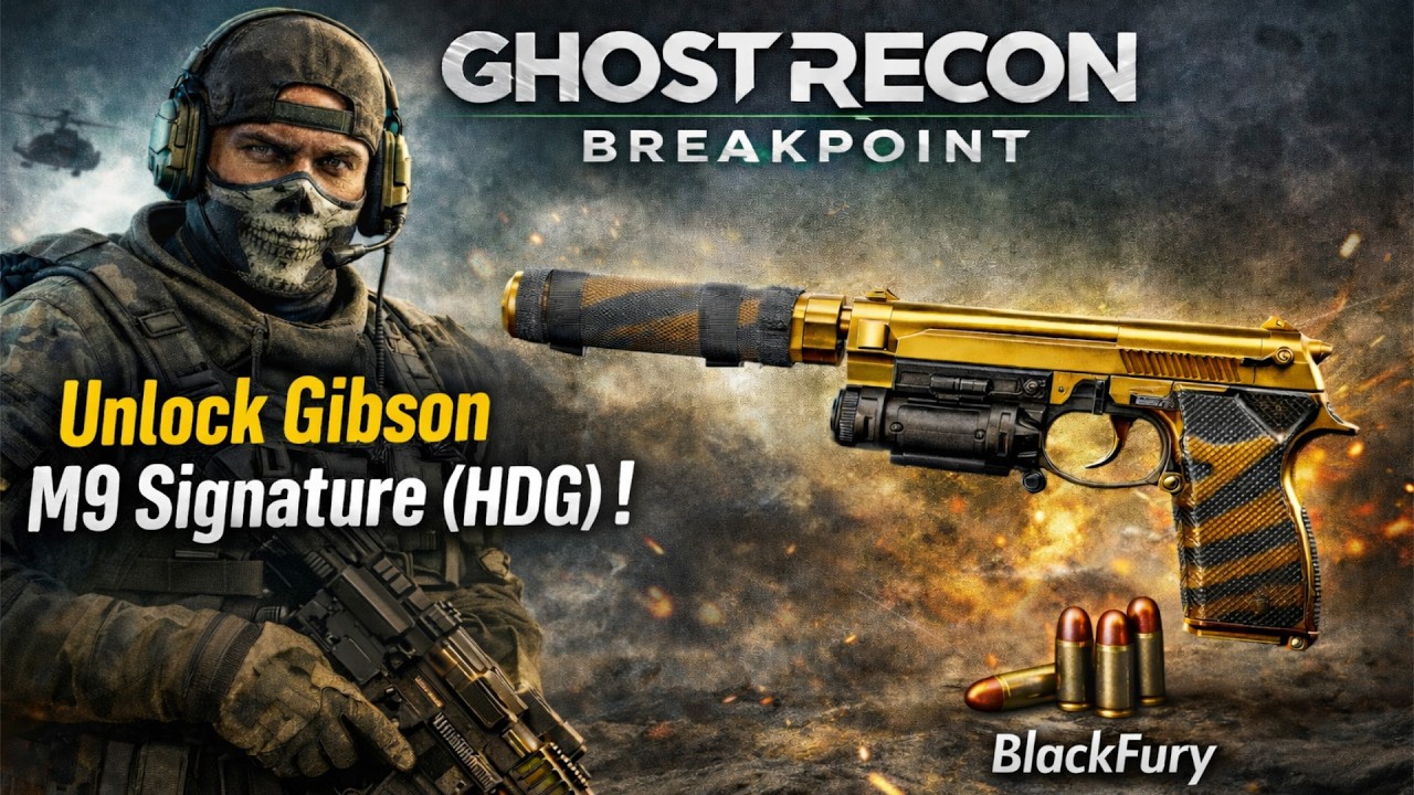Get Gibson’s M9 Signature (HDG) NOW! Ghost Recon Breakpoint