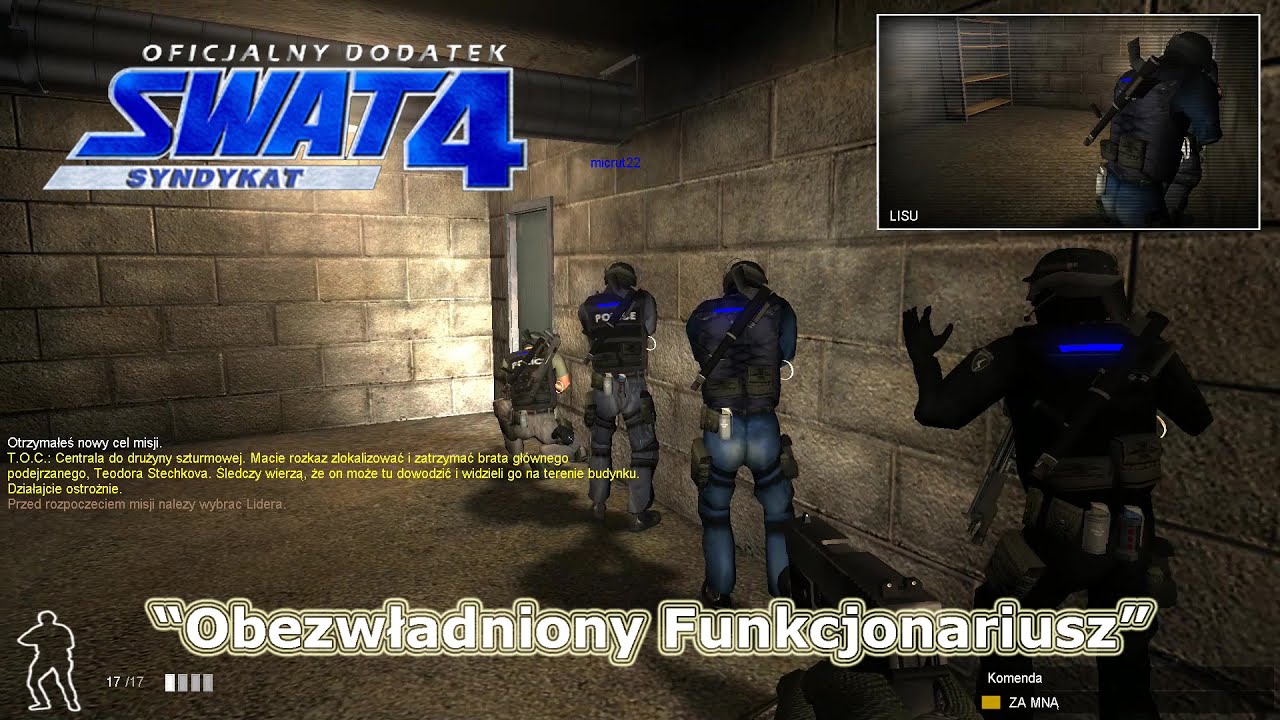Swat 4 Syndykat GamePlay Drużynowy - Magazyn Steczkowa #3 - 