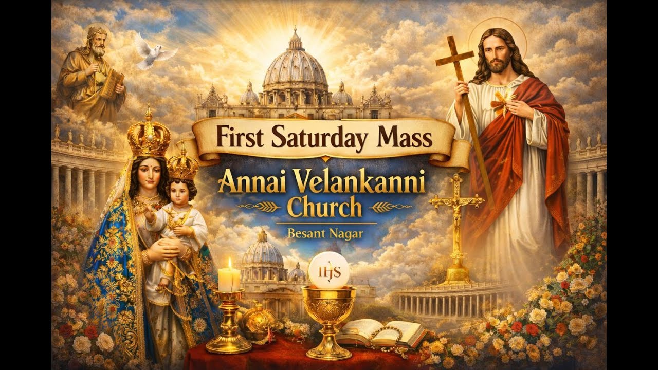 LIVE - HOLY MASS TAMIL || 6:00 PM ||ANNAI VAILANKANNI SHRINE || BESANT NAGAR ||
