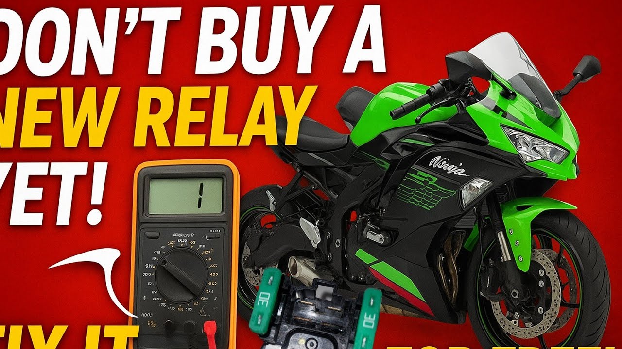 How to Fix Kawasaki ZX25R Starting Issue | Starter Relay Test & Motorcycle Won’t Start DIY 🔧