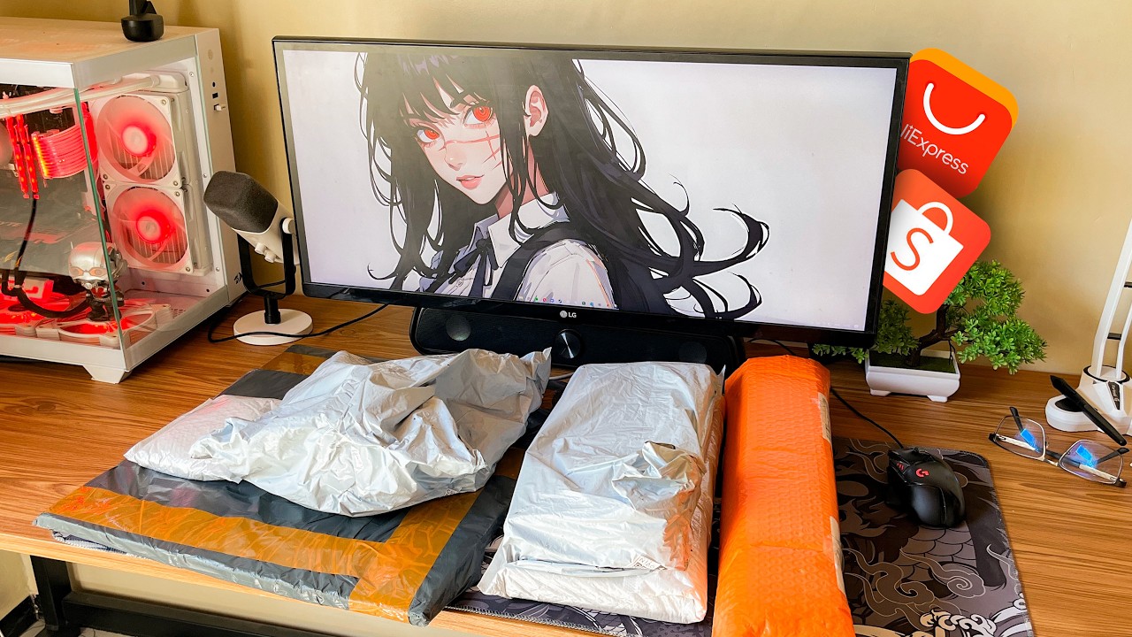 Mega Unboxing De Produtos Para Tunar o SETUP