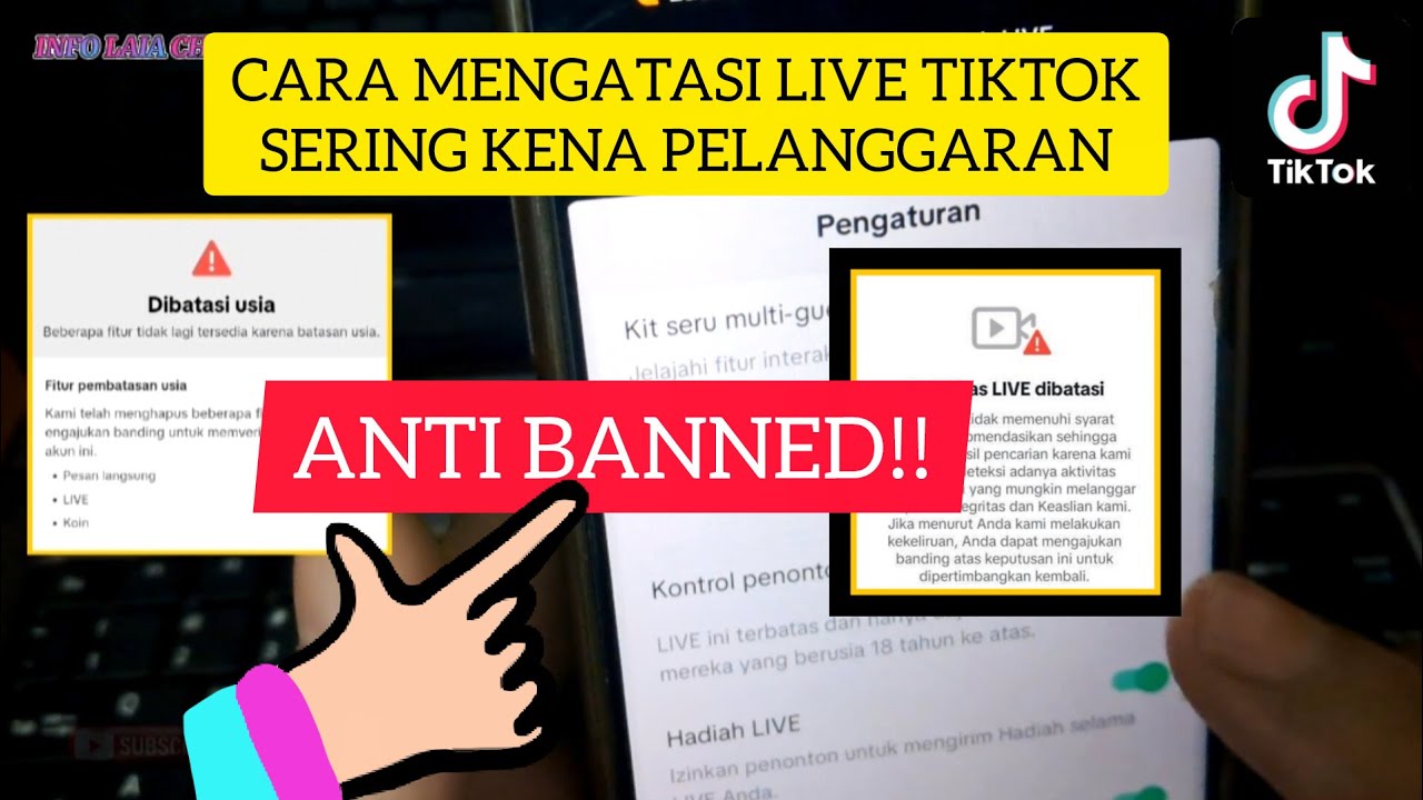 CARA LIVE TIKTOK AGAR TIDAK KENA PELANGGARAN/BANNED