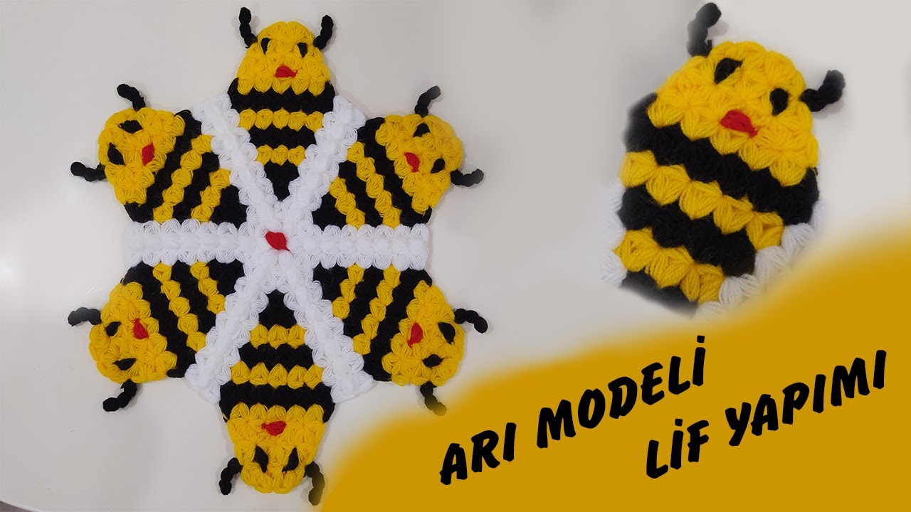 Arı Modeli Lif Yapımı\tasarım:Atiyenin örgüleri | lif modelleri ve yapılışları