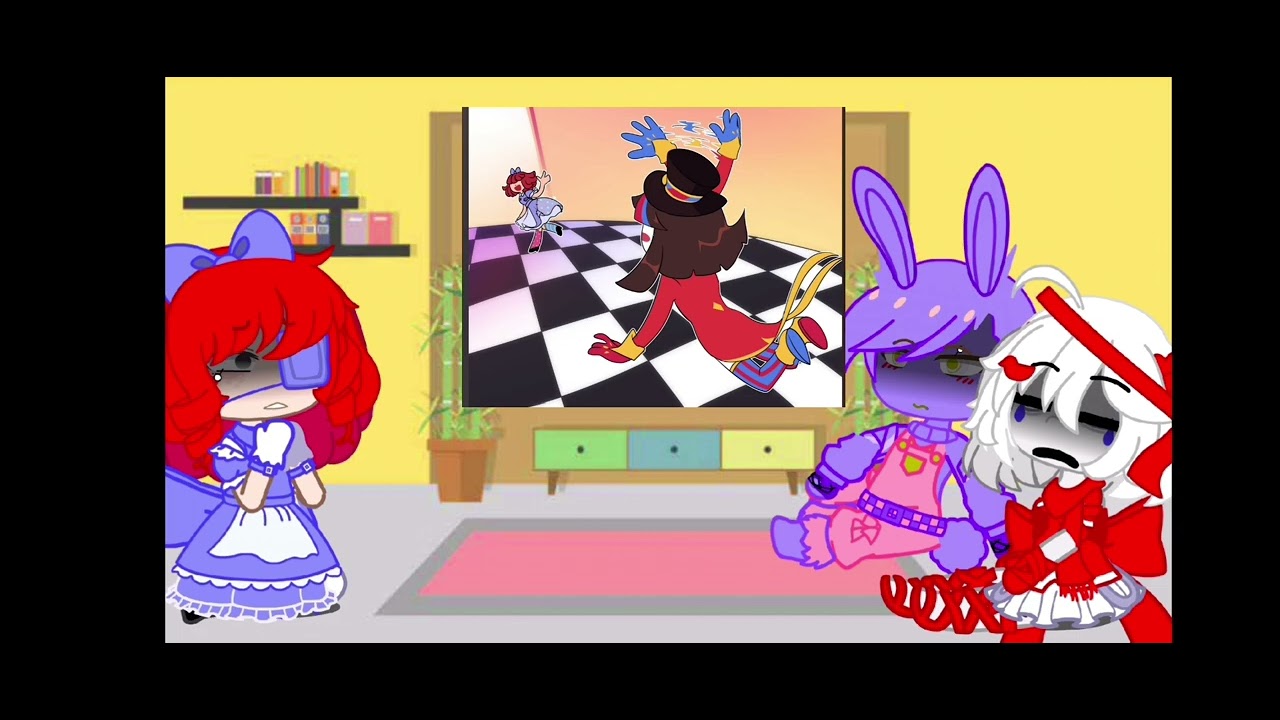Digital circus reacts to pomni as Caine angst! 