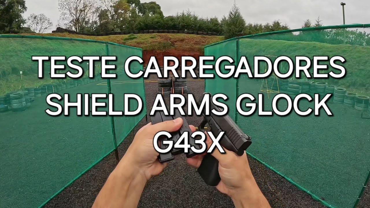 Teste dos Carregadores Shield Arms S15 Gen 3 para Glock G43x