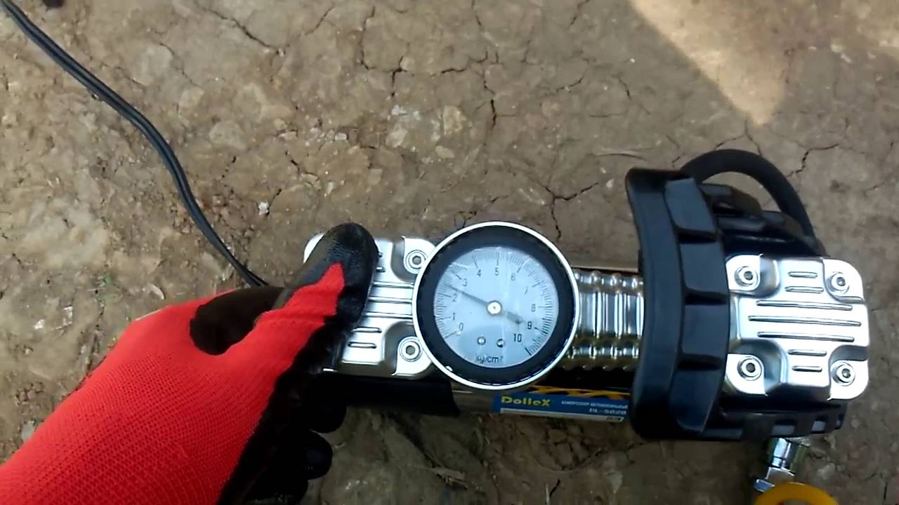 Испытания автомобильного компрессора Dollex DL-5020