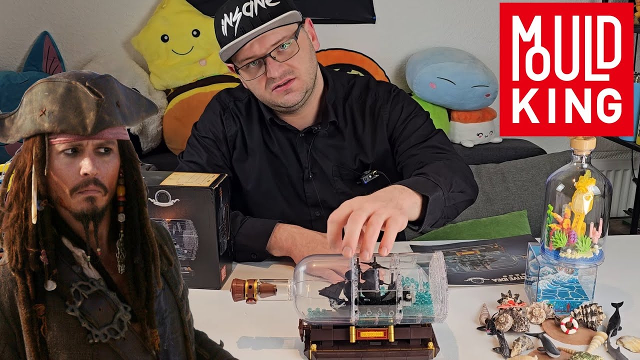 🧱 MOULD KING - Little Drift Bottle Black Pearl ⛴️ 4K / 778 Teile ( Creative Idea 10070 ) #3
