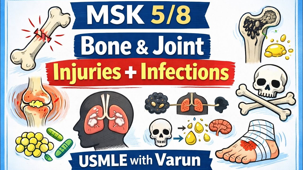 Bone & Joint Injuries + Infections | MSK Part 5/8 