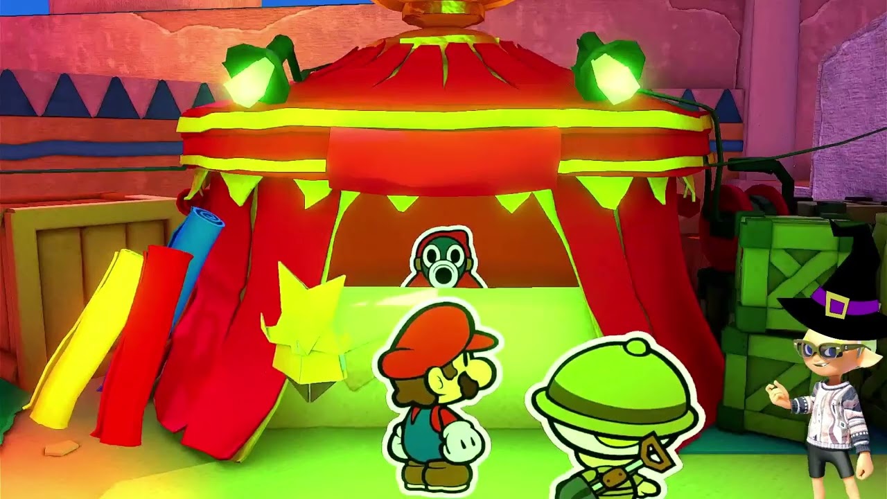 PAPER MARIO: THE ORIGAMI KING - How To Beat The Snifit Guessing Game