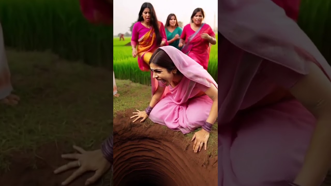 Brave Girl Saves Falling Baby from Deep Hole – Real Life Hero!
