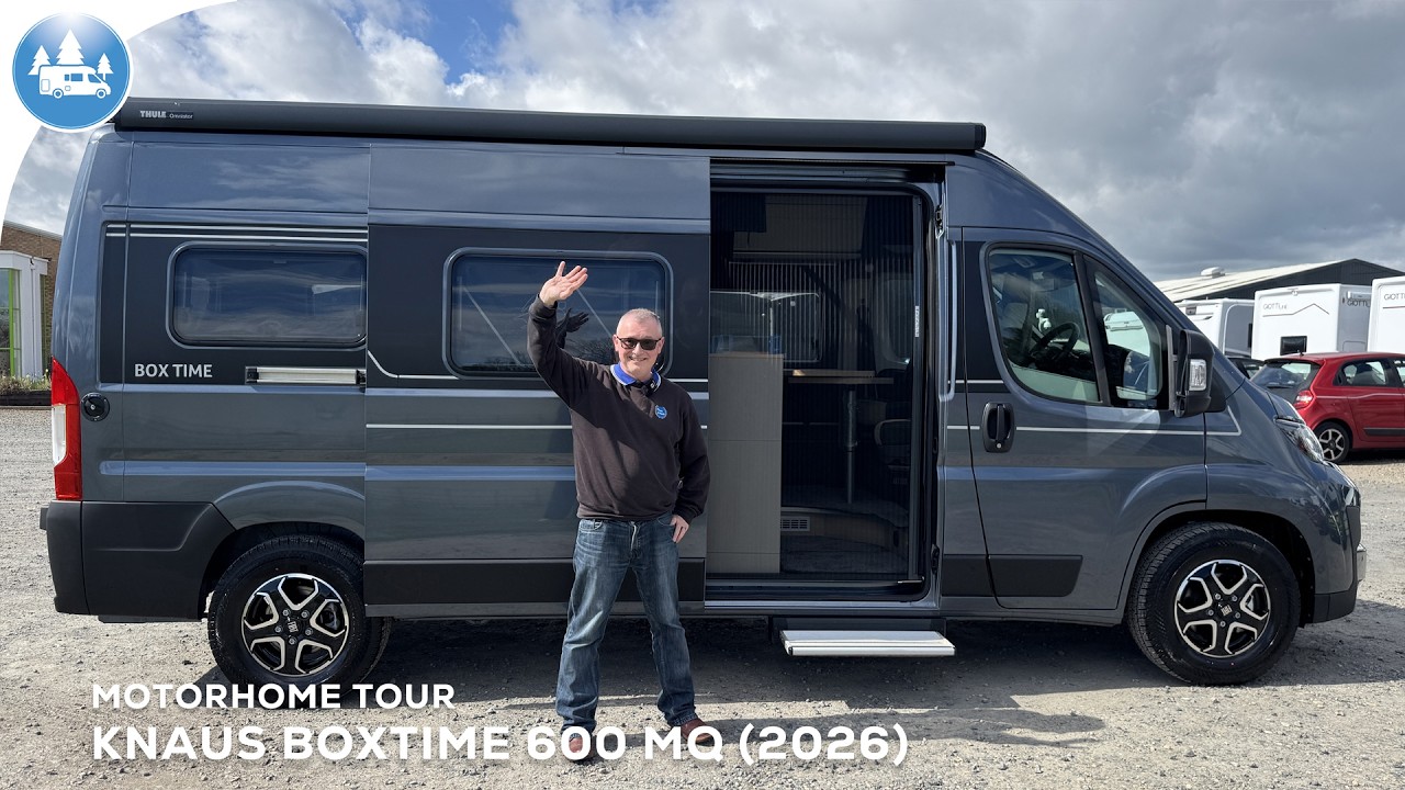 Обзор автодома: Knaus Boxtime 600 MQ &mdash; компактный 6-метровый фургон с просторным салоном и продум...