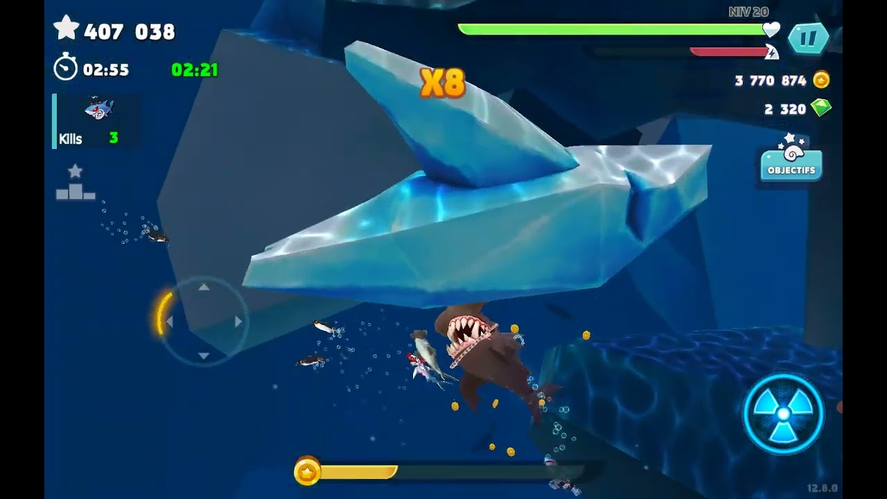 J'essaye MartelNoir avec vous (Hungry shark évolution)