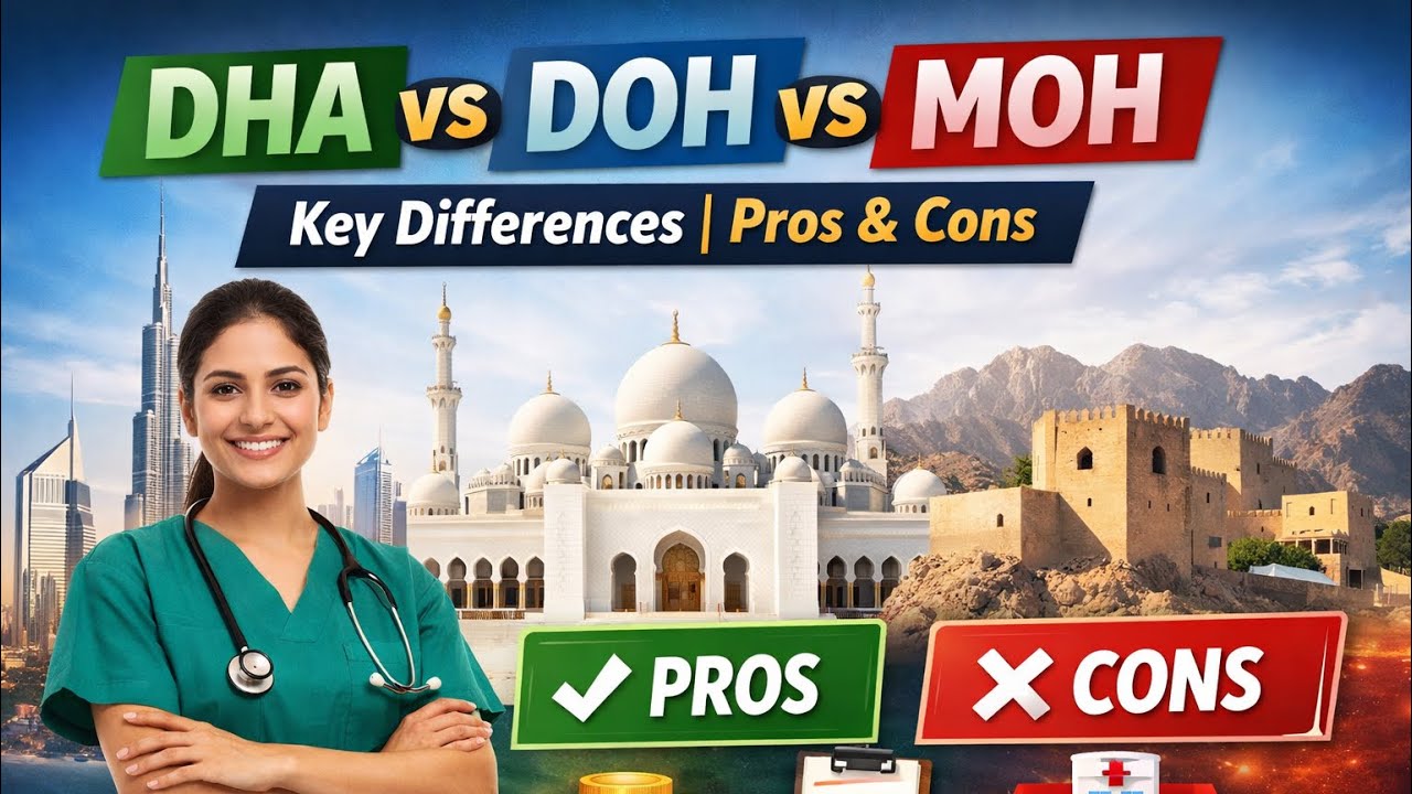 DHA vs DOH vs MOH License : The Ultimate Showdown | Key differences and Pros & Cons 