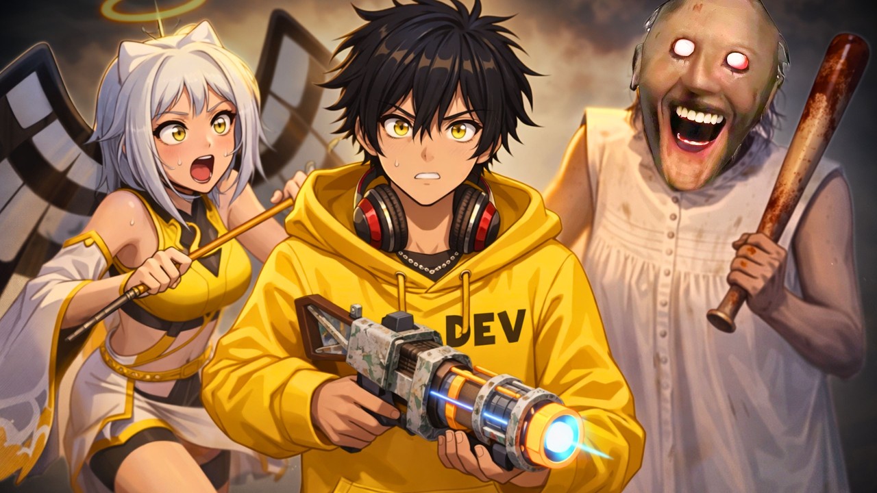 DEV DESTROYS GRANNY WITH PLASMA GUN | THE TWINS REVOLUTION