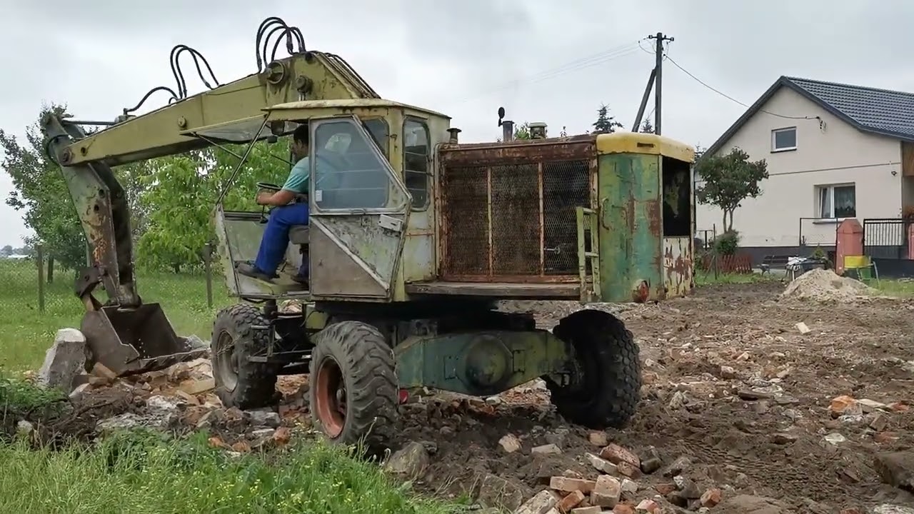 Fortschritt T174-1 - Rozgarnianie gruzu