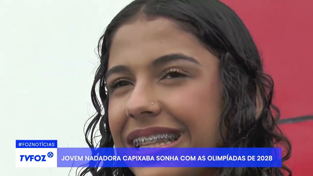 Jovem nadadora capixaba sonha com as olimp&iacute;adas de 2028