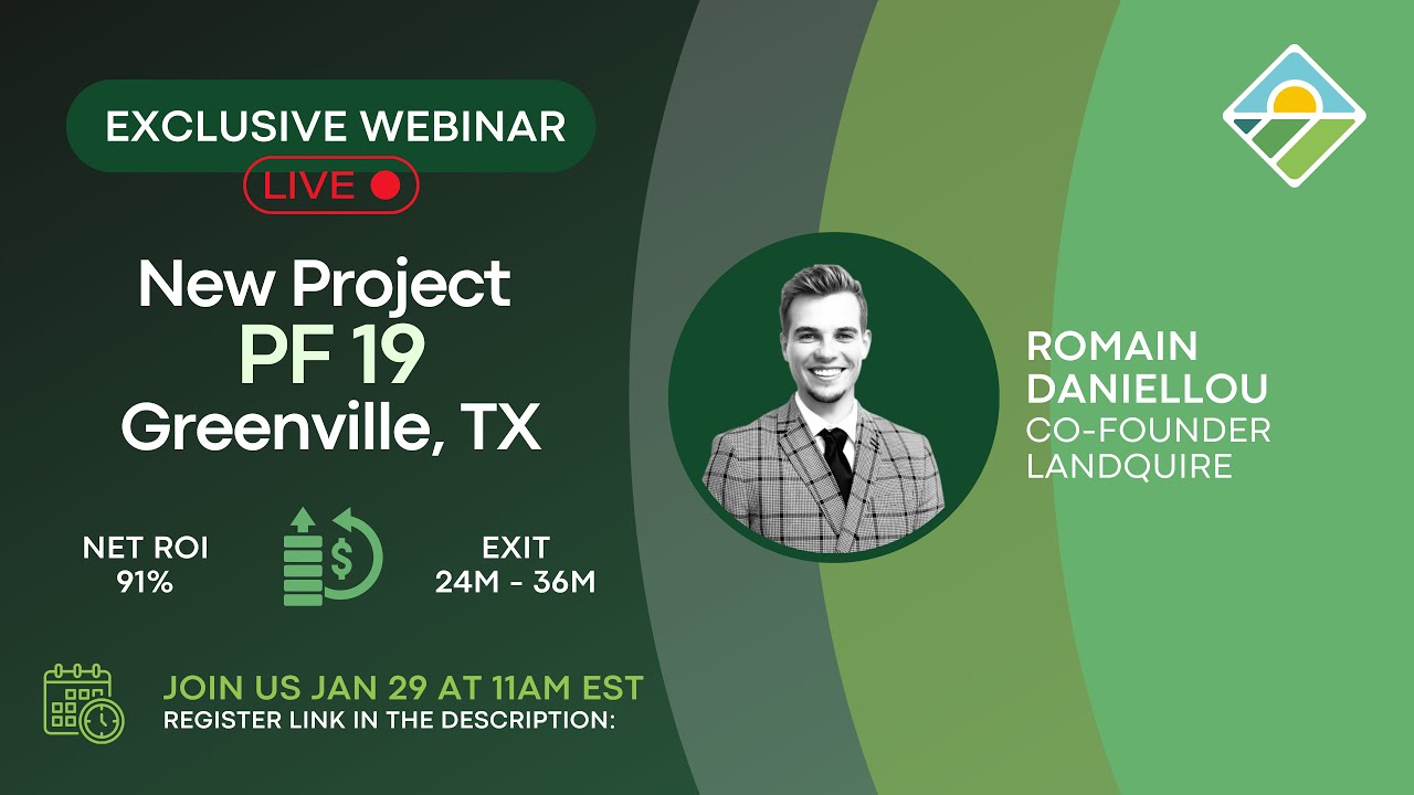 Portfolio 19 — Residential Development in Greenville, Texas (Target IRR 21–34%) | LandQuire