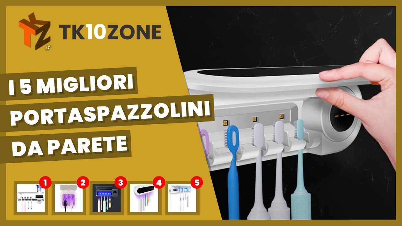 I 5 migliori portaspazzolini da parete