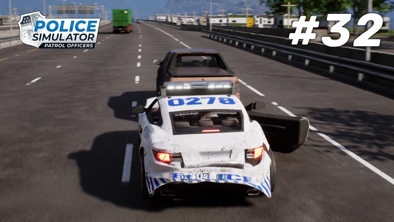 Police Simulator Ep. 32 - HIGH-SPEED CHASE AFTER A WANTED DRIVER