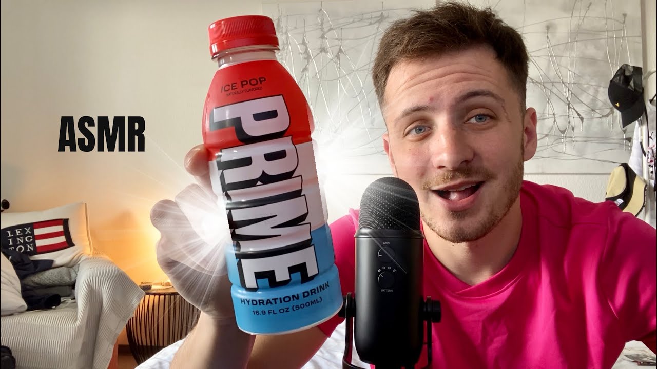 PRIME Hydration ASMR in Germany 🇩🇪 (by KSI x Logan Paul)