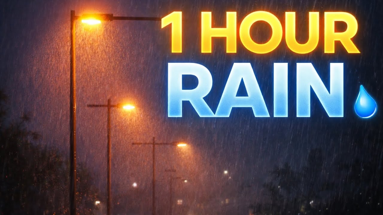 1 Hour Rain Sounds | Calm & Relaxing Background