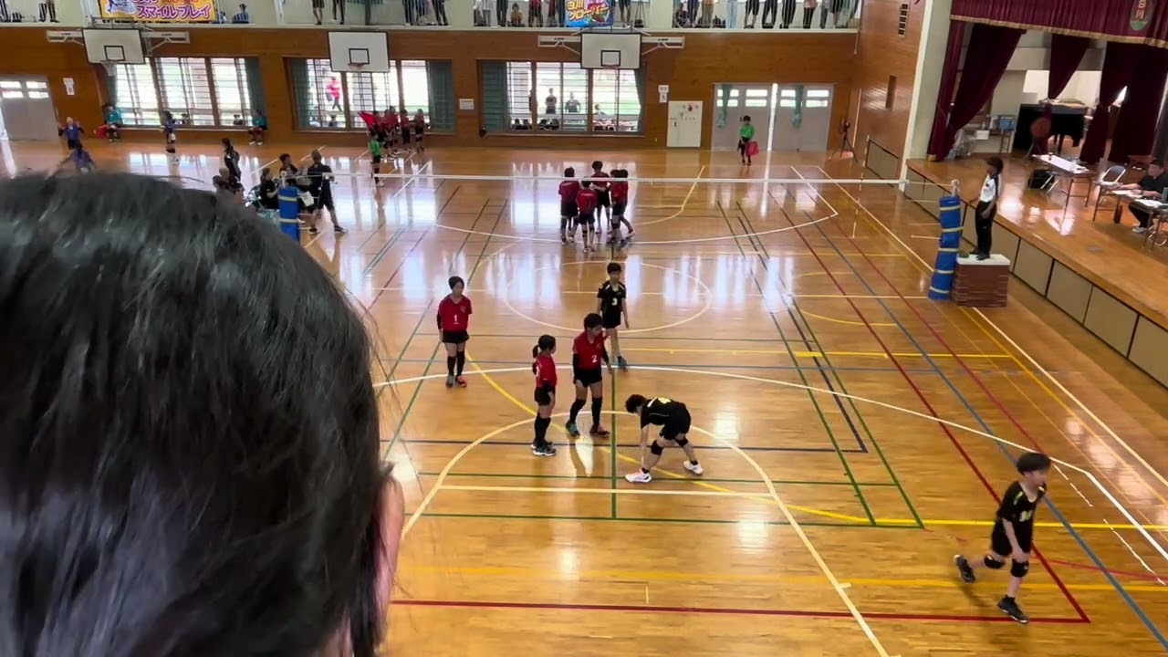 2025.6.7  全少バレー沖縄県大会　vs宇栄原朝日  1セット目