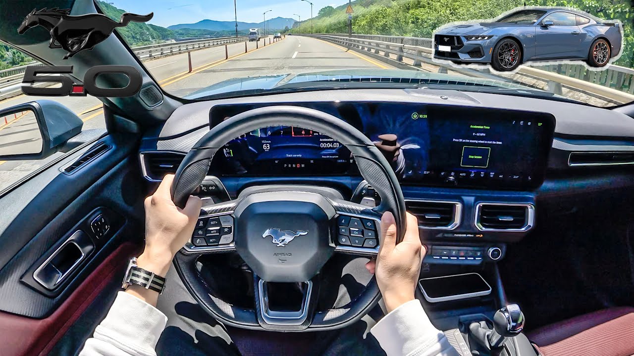 2024 Ford Mustang GT Performance Package (10-Speed Automatic) POV Test Drive