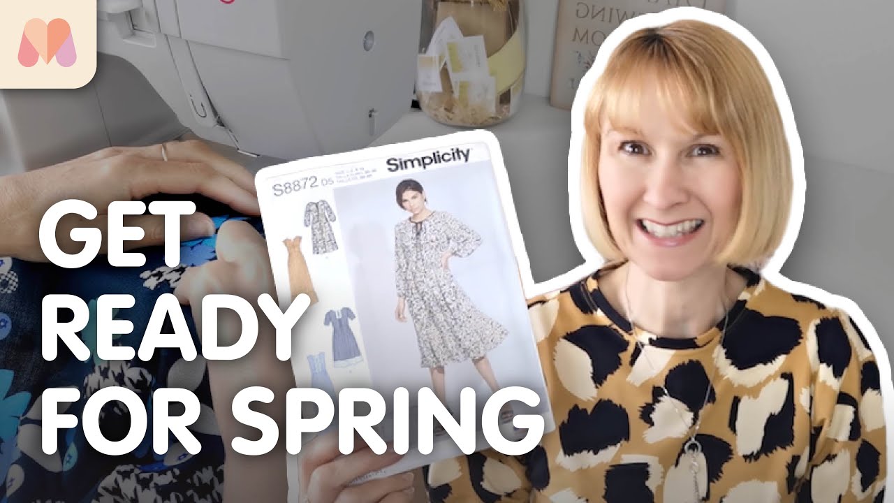 Spring Ready Dress Tutorial | How to Make a Dress | Simplicity 8872 Sewalong