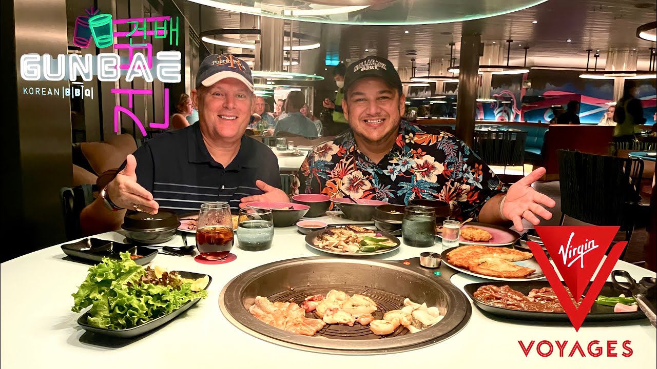 Gunbae Korean BBQ — наш любимый ресторан на Virgin Voyages Scarlet Lady