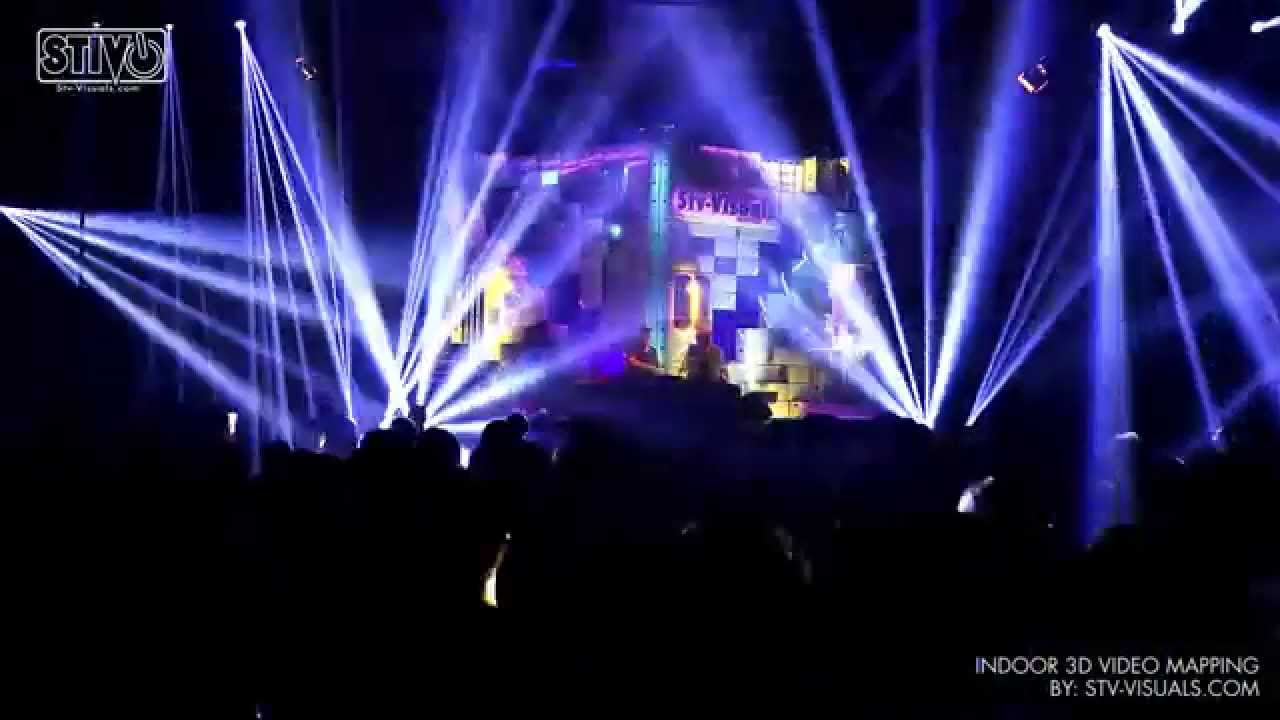 3D INDOOR VIDEO MAPPING, Stage Design