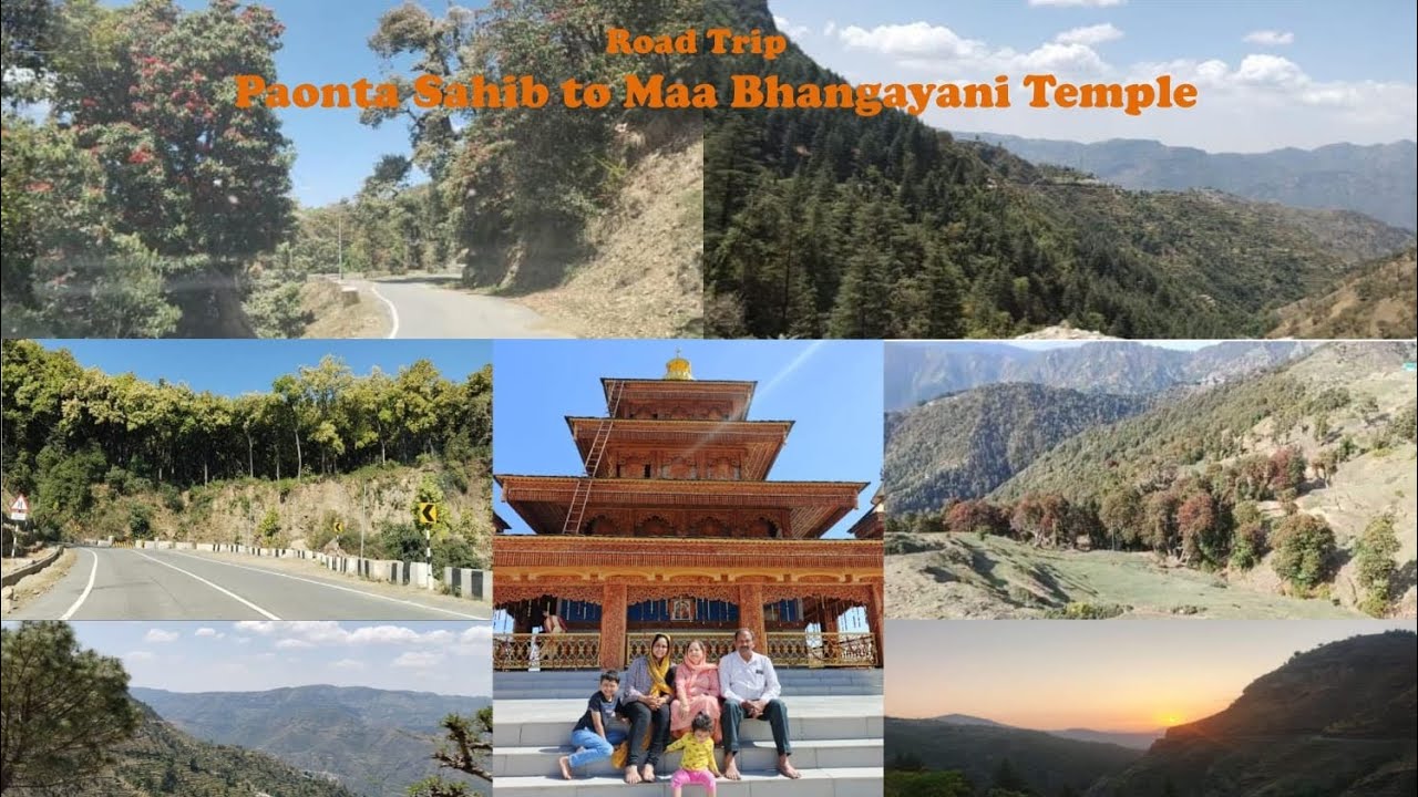 सिरमौर दर्शन#Road Trip-Paonta Sahib to Maa Bhangayani मन्दिर#हरिपुरधार#सिरमौर#हिमाचल 