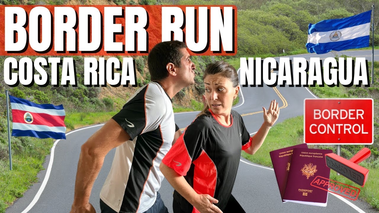 Border Run & Renouvellement de Visa au Costa Rica 🇨🇷  en passant la frontière au Nicaragua 🇳🇮
