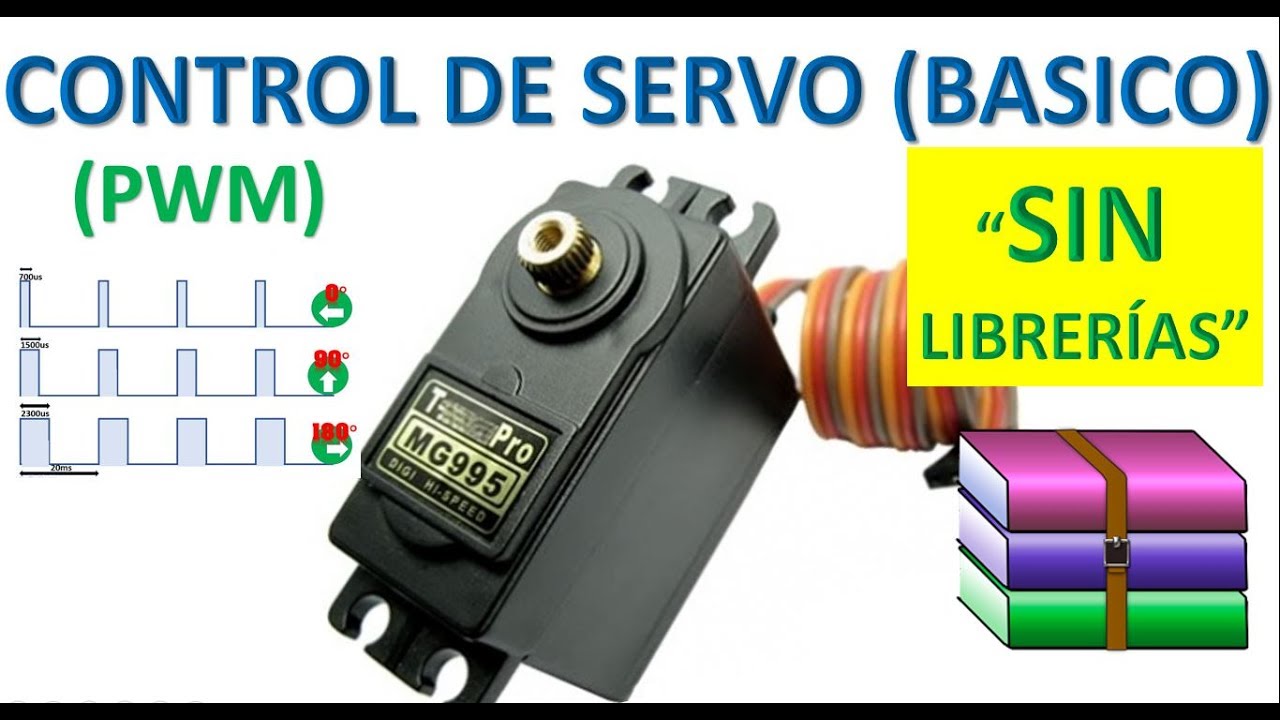 CONTROL B&Aacute;SICO DE UN SERVOMOTOR SIN LIBRER&Iacute;AS (CON ARDUINO)
