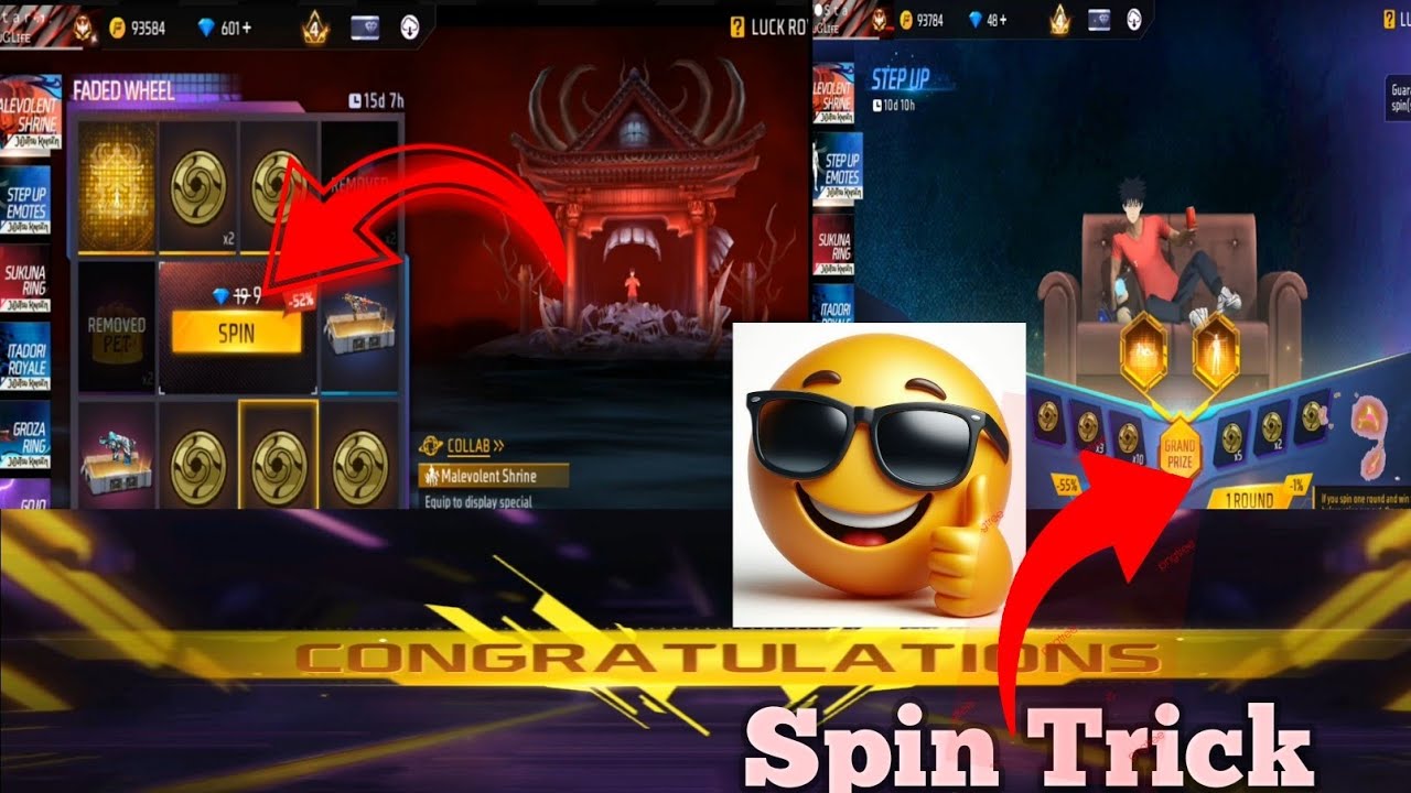new Lobby Entry Emote Faded Wheel Event !Free Fire New Emote Event !FF New Event Today !#dygamer07 