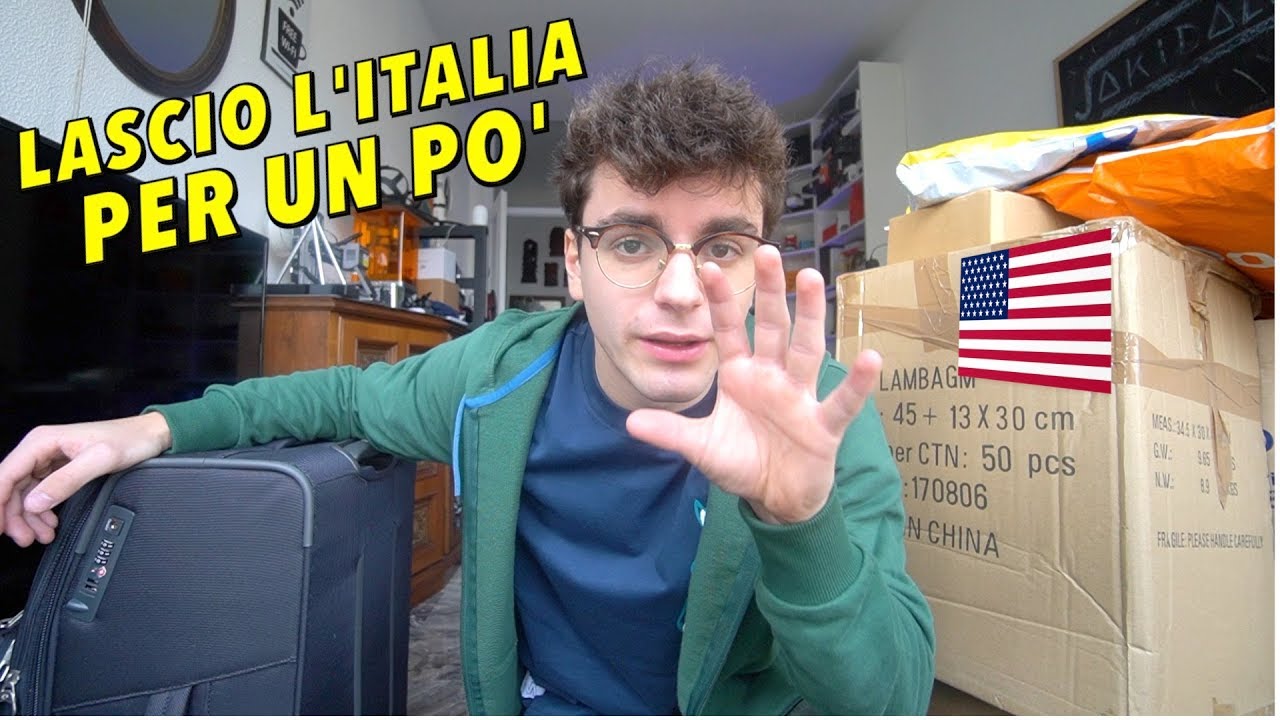 ZAINO TECH, VALIGIA e UNBOXING per l'America 🇺🇸