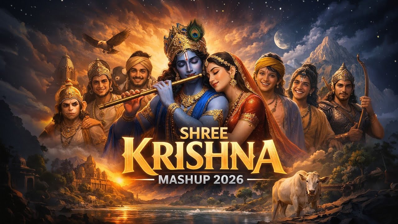 Top Trending Shree Krishna Mashup 2026 🎧 | Radhe Krishna Bhajan Mix #viral #trendingvideo