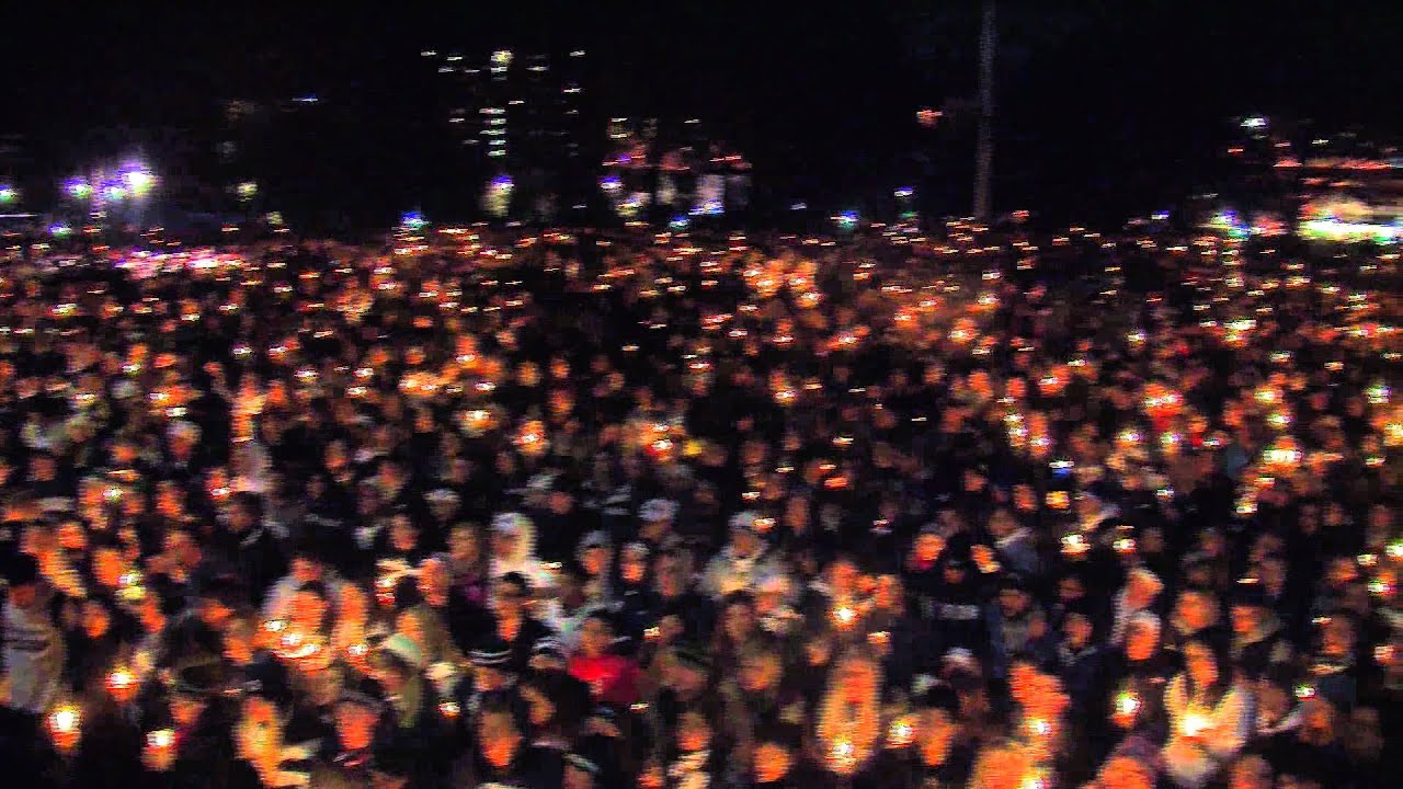 Penn State Alma Mater at the Candlelight Vigil for Victims of Child Abuse