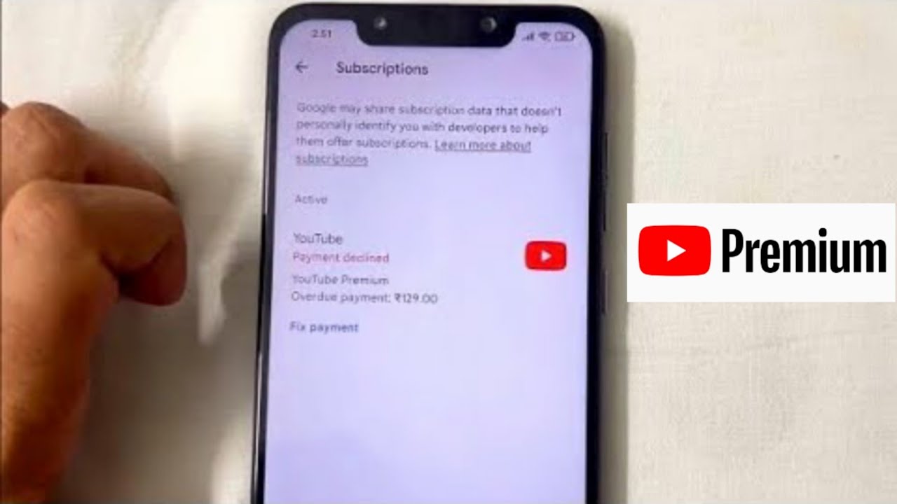 YouTube premium subscription won't be available until you update your payment method | FIXED