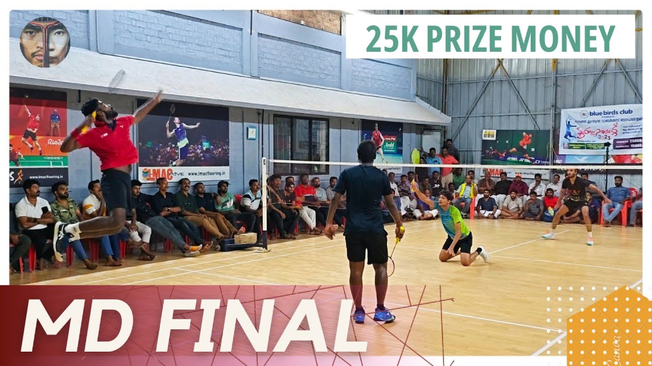 SHIJAS/HARI VS GANESHKALAIARASAN:PONNANI SOUTH INDIAN OPEN BADMINTON TOURNAMENT 2023