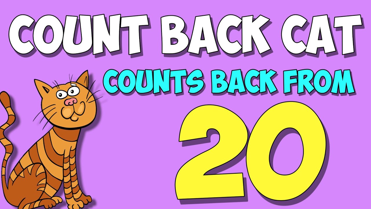 Count Back from 20 with the Count Back Cat