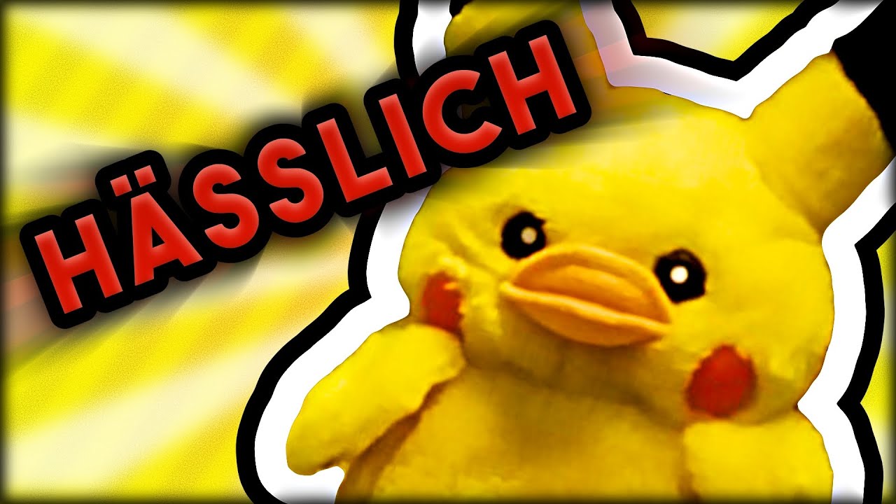 Wirklich hässliches PIKACHU Spielzeug!
