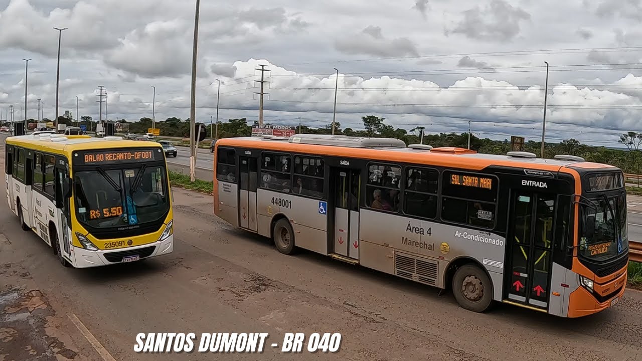 MOVIMENTAÇÃO DE ÔNIBUS NO SANTOS DUMONT - SANTA MARIA