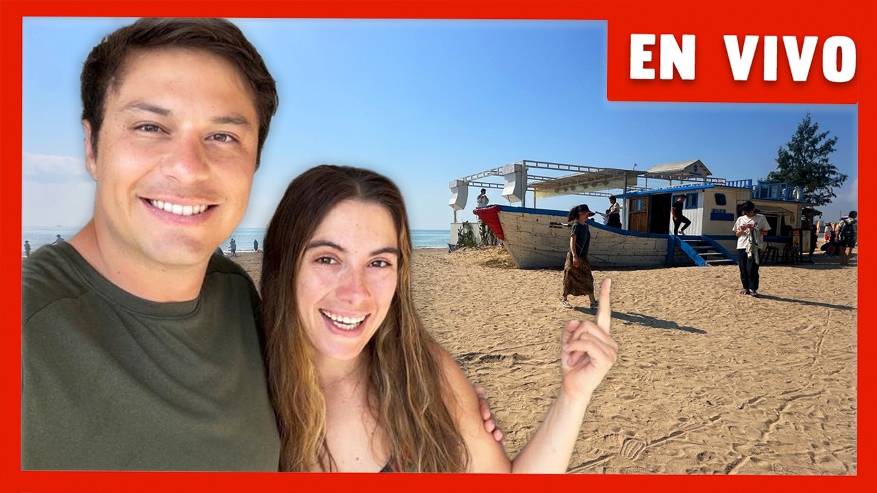EN VIVO DESDE UNA PLAYA EN CHINA