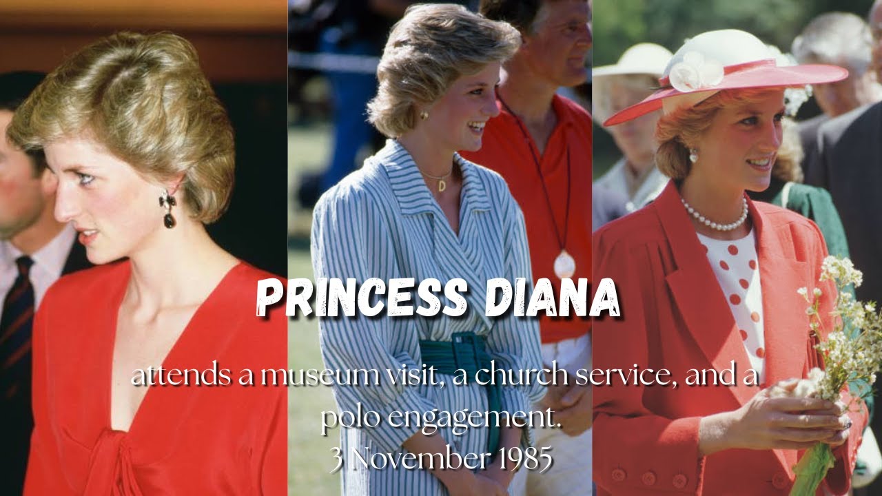 Princess Diana | 1985 Royal Tour to Victoria | Museum, Church & Polo | November 3, 1985