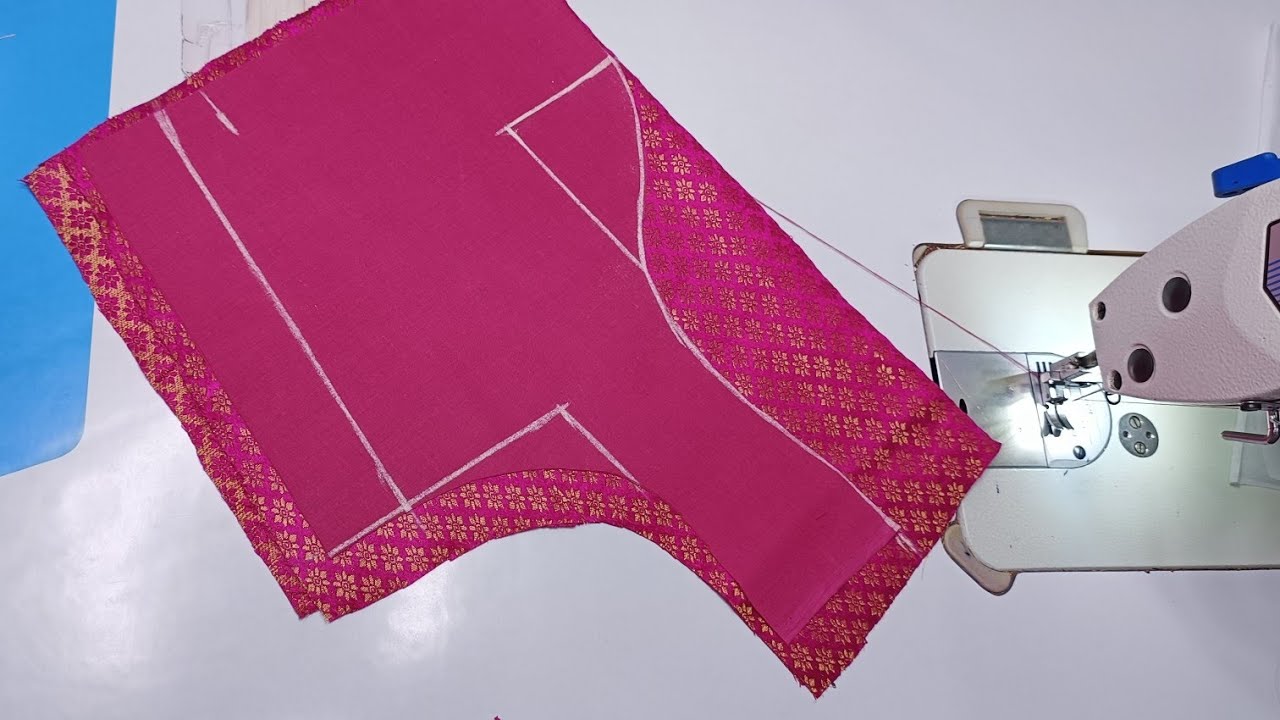 Blouse design | cutting and sticking | Blouse neck design | blouse back neck design | gala design