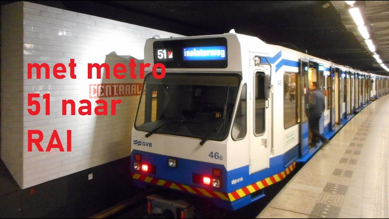 [SOUND] met metro 51 van Postjesweg naar RAI - Traffic Hamburg