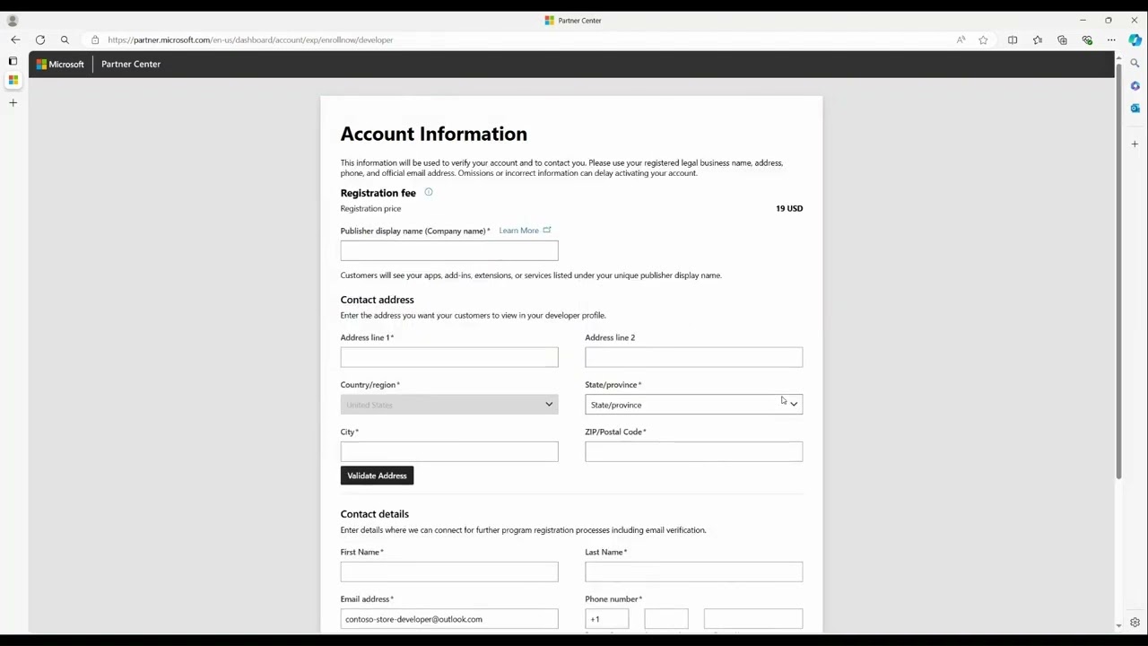 How to Open an Individual Developer Account in Partner Center