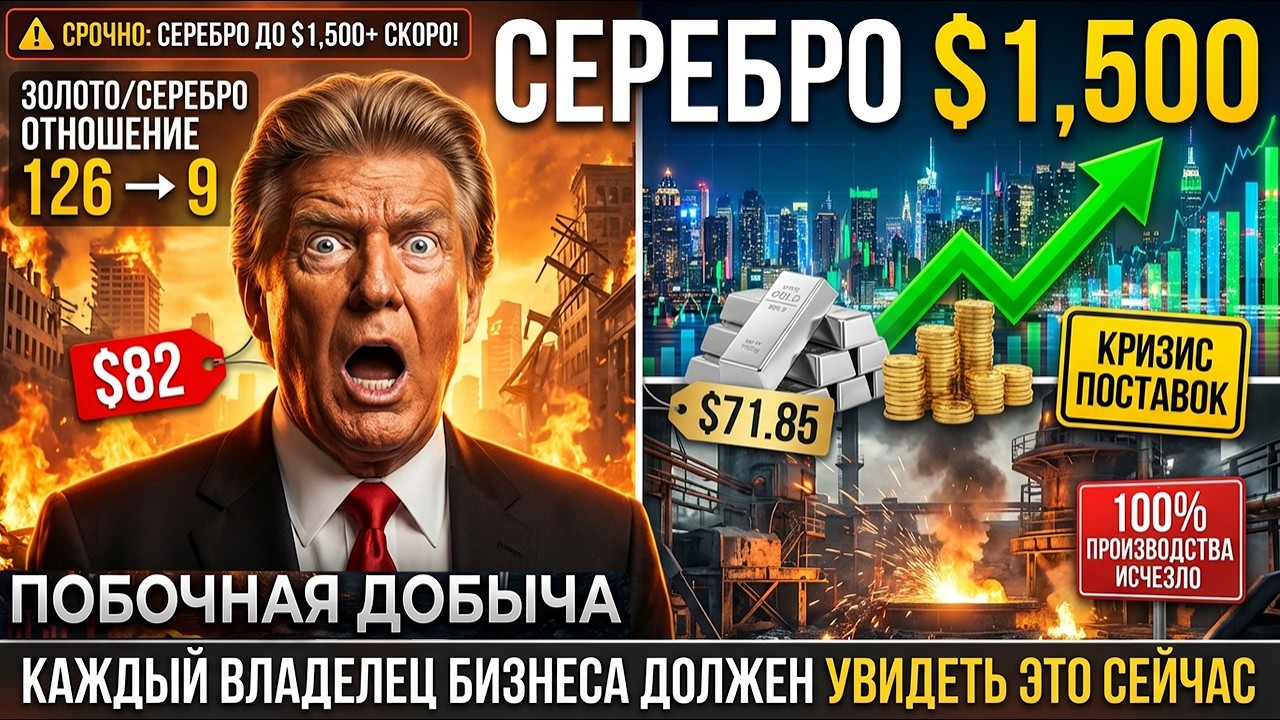 Паника : США дают отпор Китаю по поводу Серебра и Важнейших Минеральных Ресурсов
